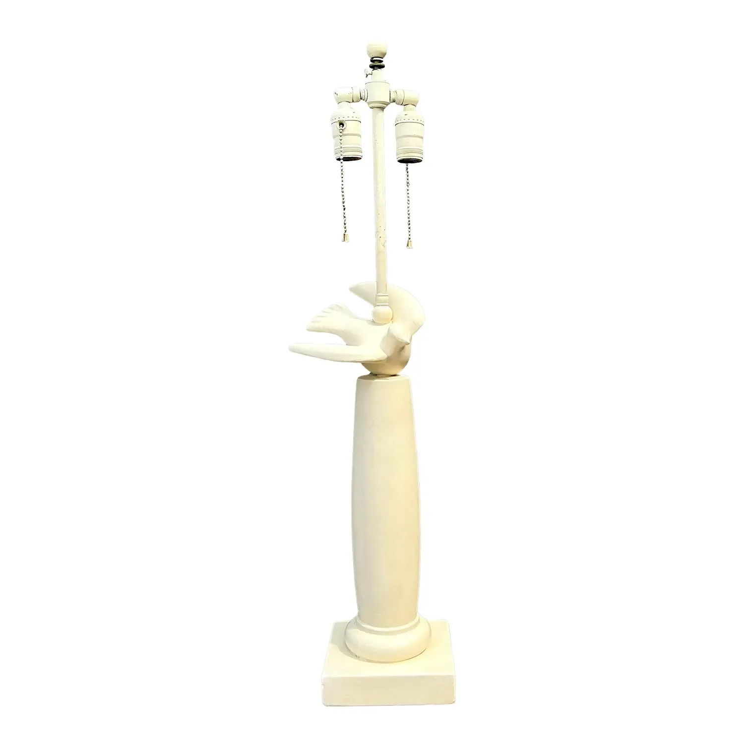 Vintage Painted Bird Lamp — additional photo 1