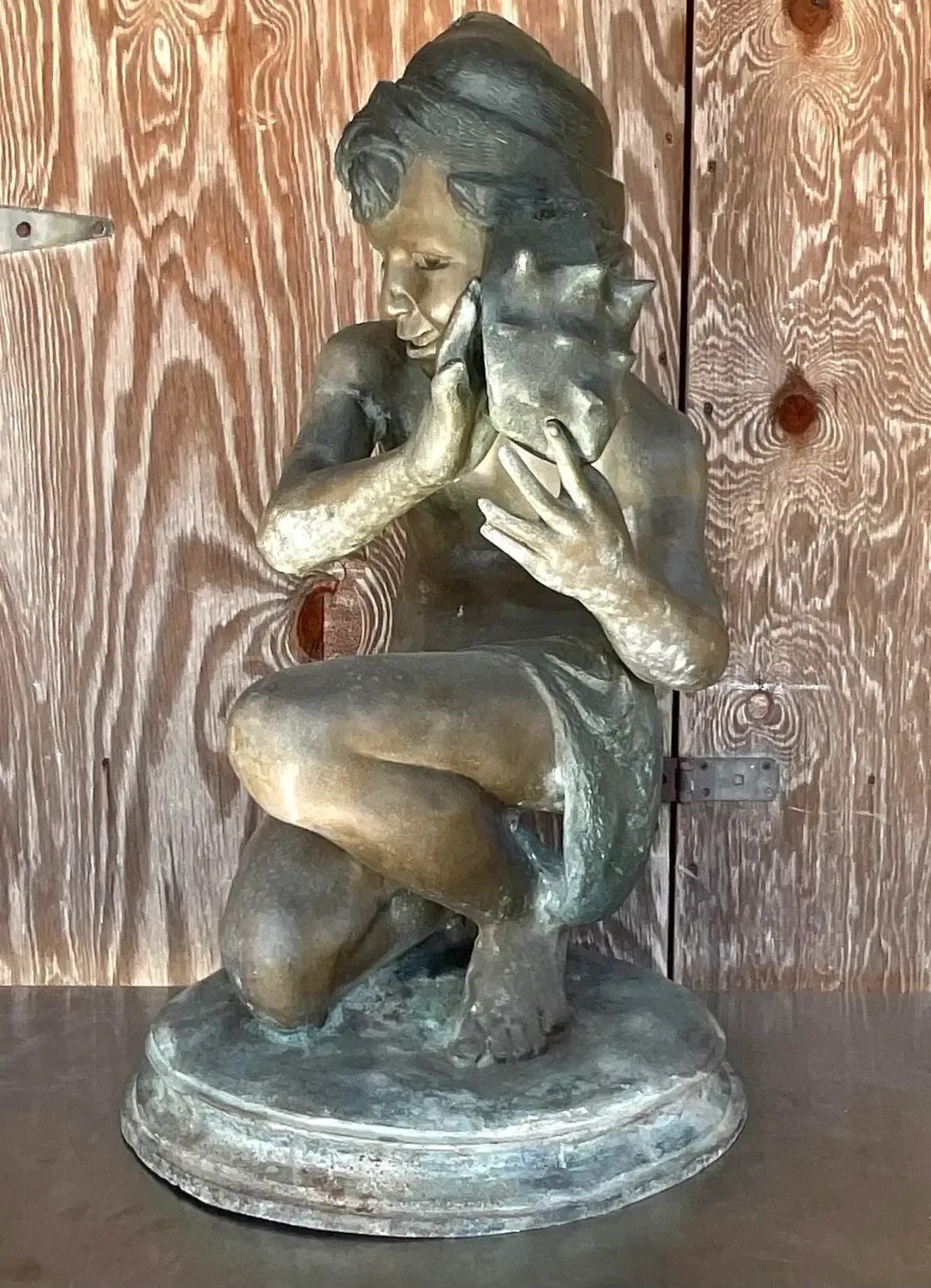 Vintage Patinated Bronze Jean-Baptiste Carpeau Sculpture — additional photo 3