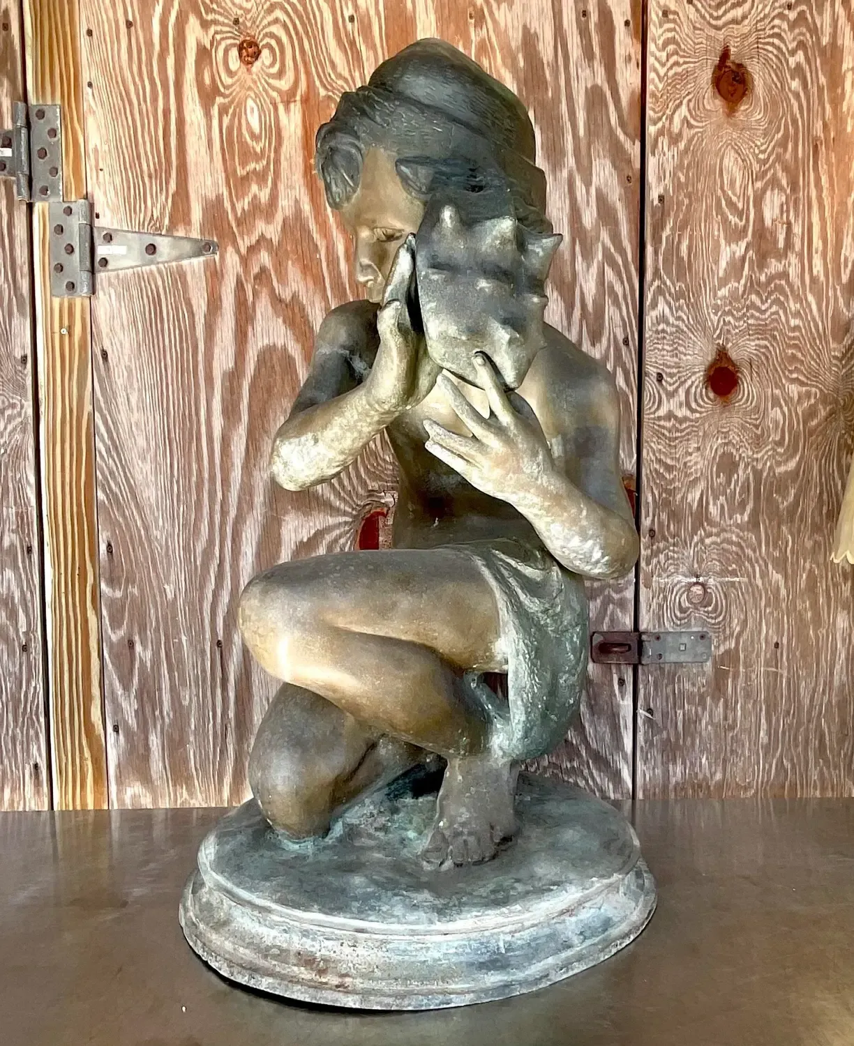 Vintage Patinated Bronze Jean-Baptiste Carpeau Sculpture — additional photo 5