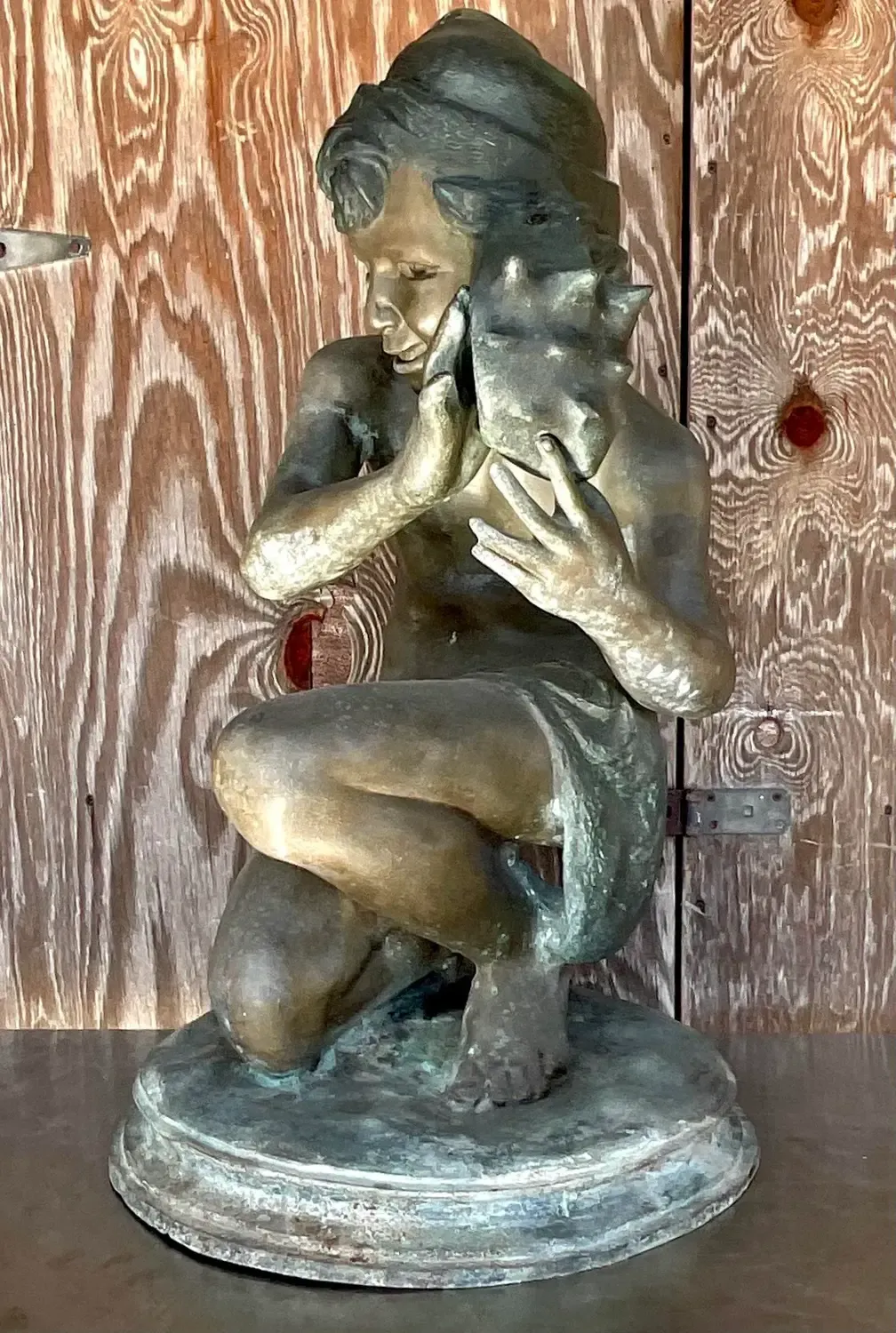 Vintage Patinated Bronze Jean-Baptiste Carpeau Sculpture — additional photo 7