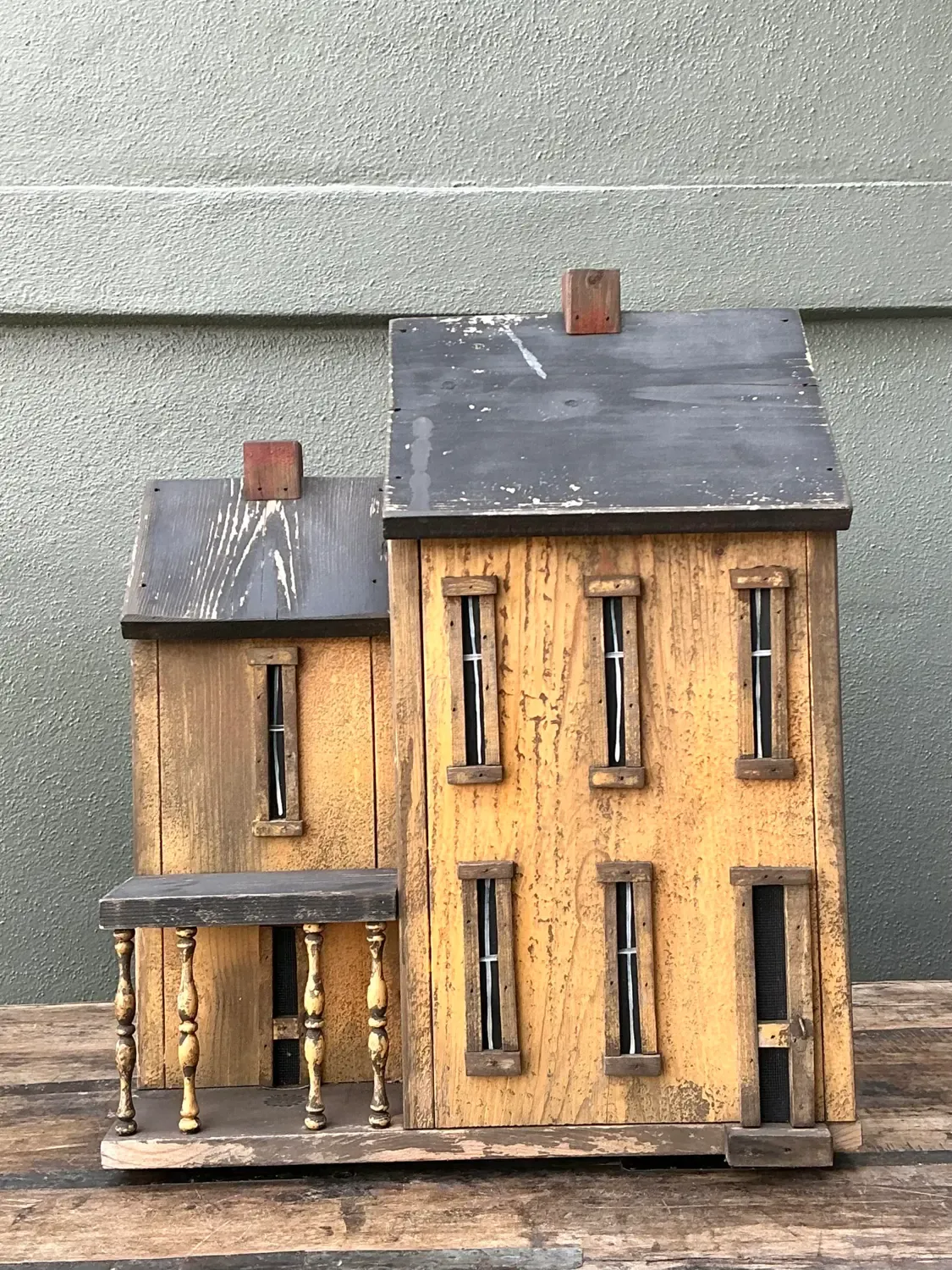 Vintage Patinated Large Bird House — additional photo 1