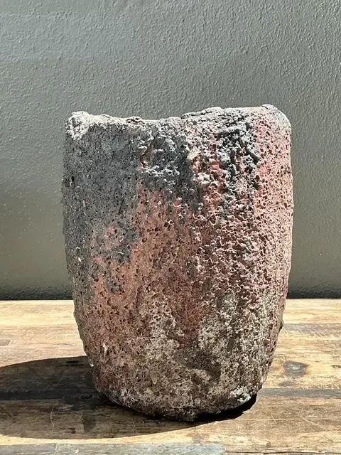 Vintage Patinated Lava Glaze Planter — additional photo 3