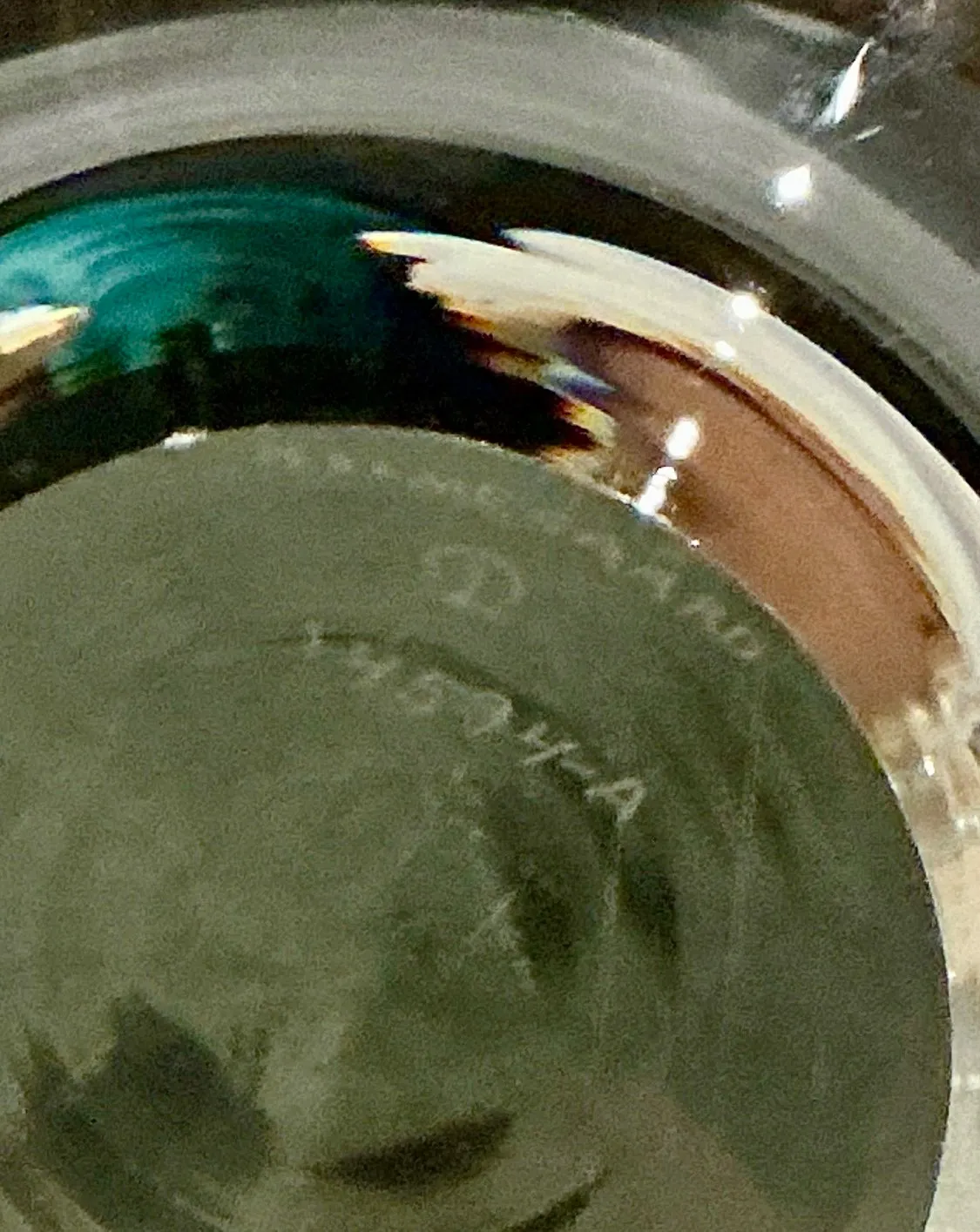 Vintage Per Lutkin for Holmegaard Signed Clear Glass  Dish Bowl — additional photo 2