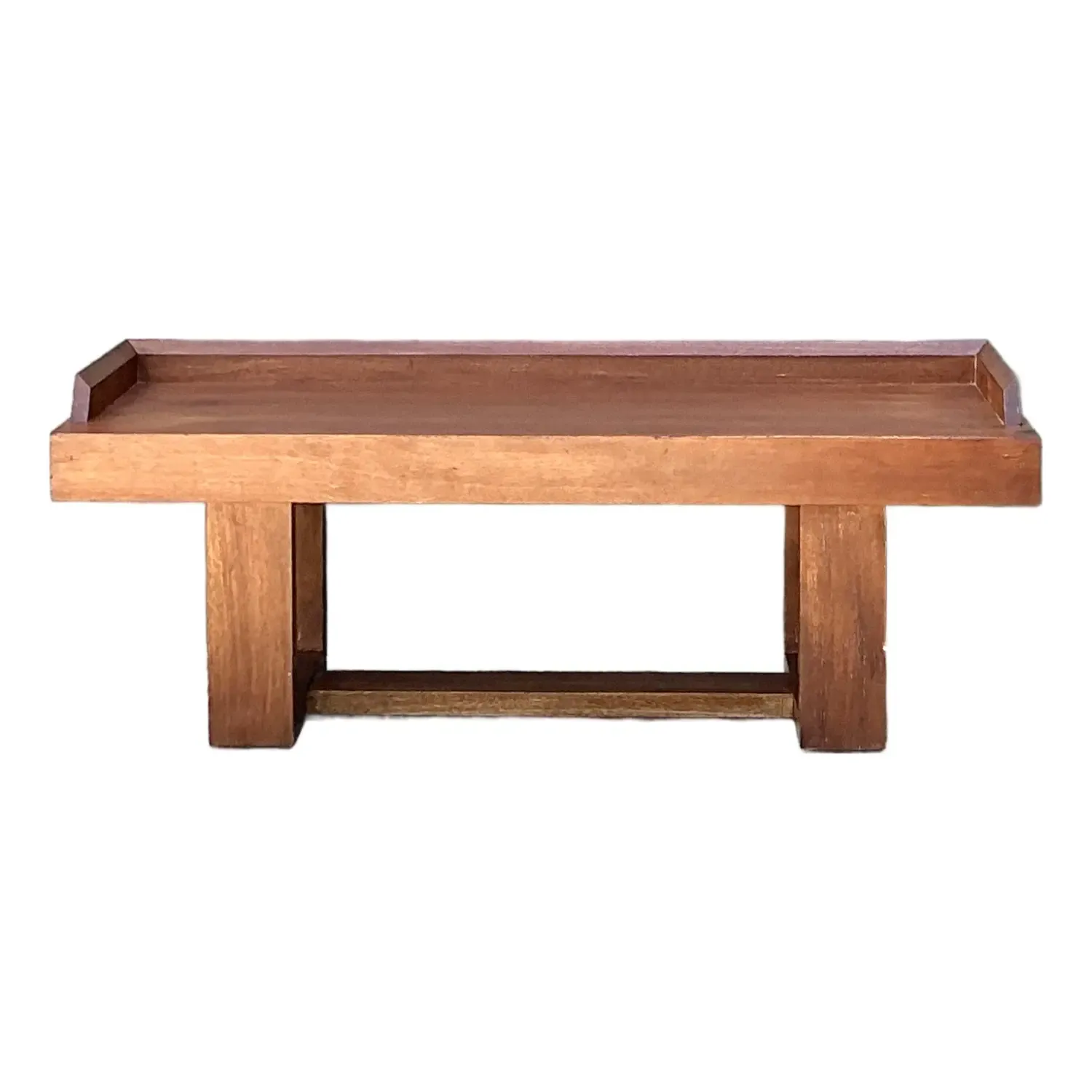 Vintage Plank Wood Coffee Table — additional photo 1