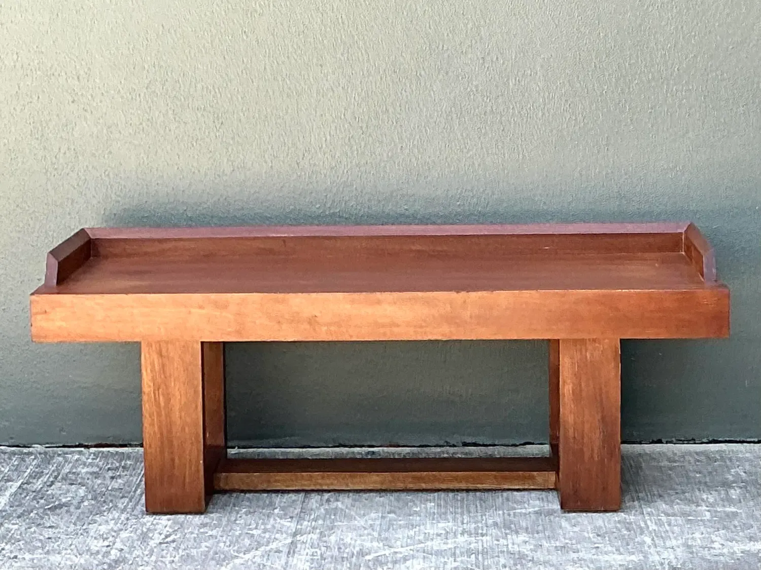 Vintage Plank Wood Coffee Table — additional photo 2