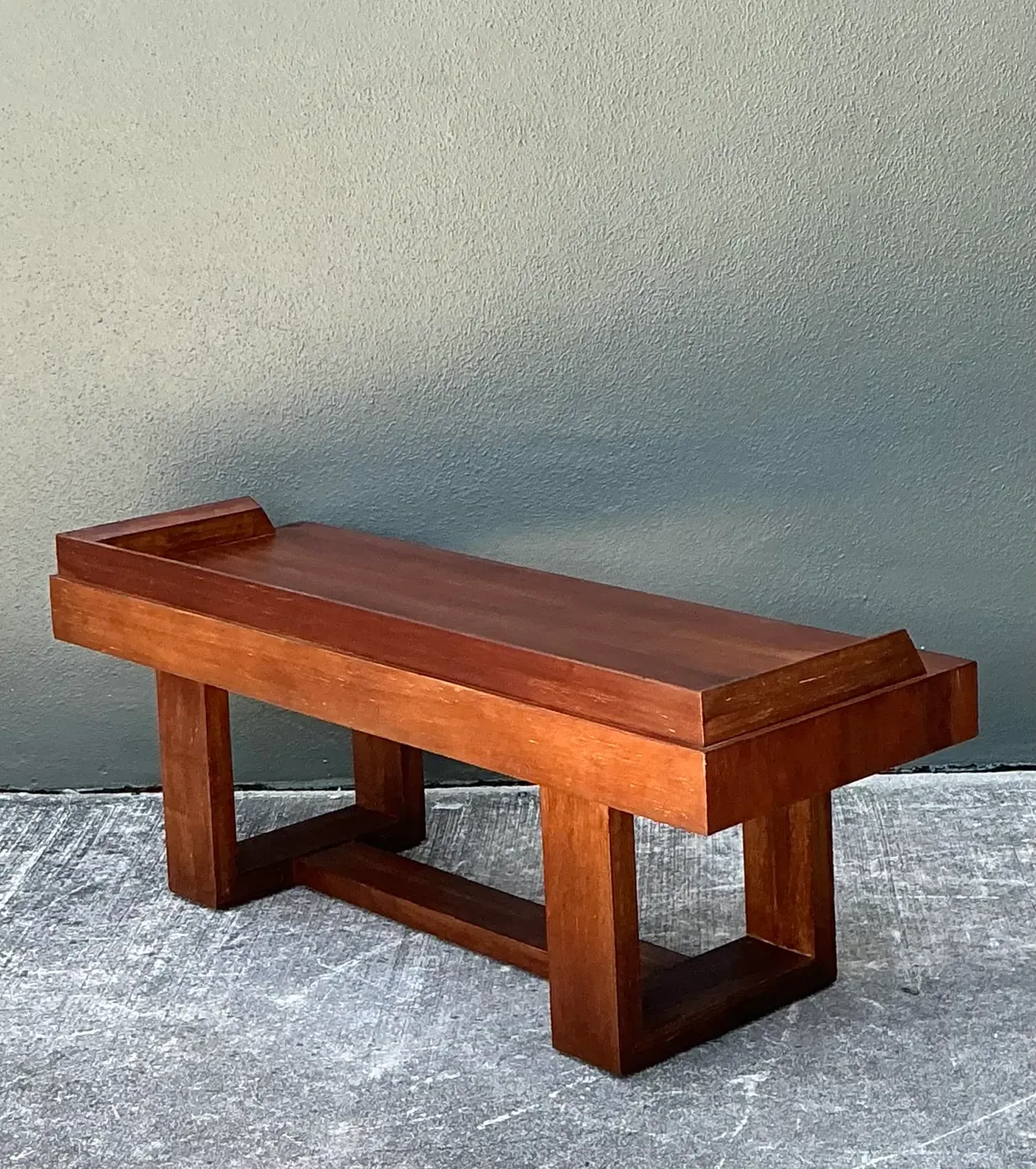 Vintage Plank Wood Coffee Table — additional photo 3