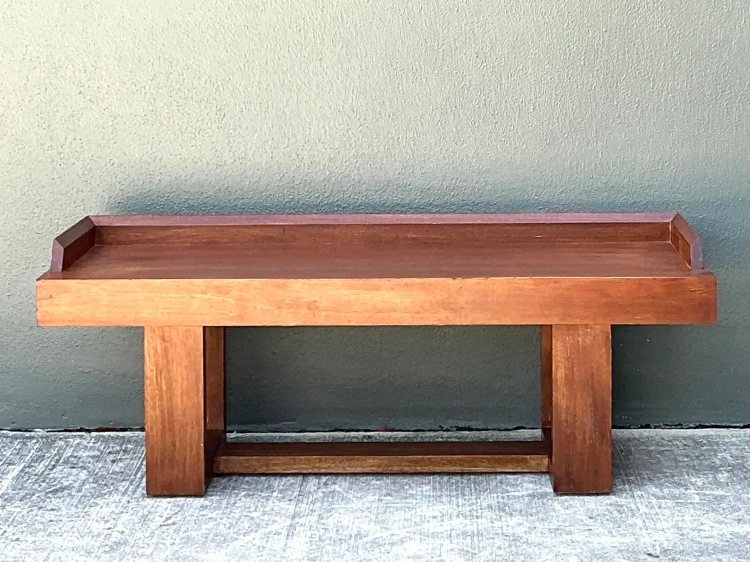 Vintage Plank Wood Coffee Table — additional photo 6
