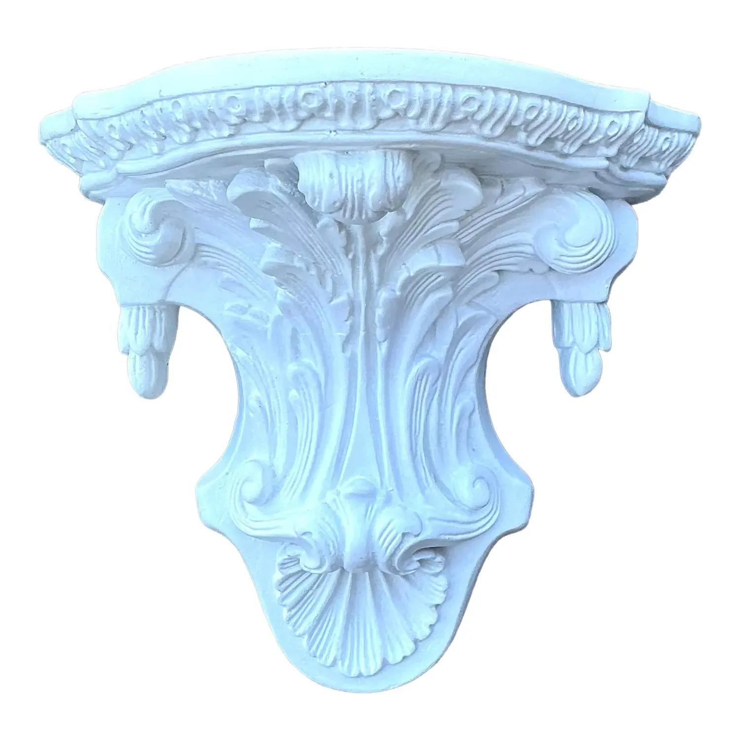 Vintage Plaster Clamshell Bracket