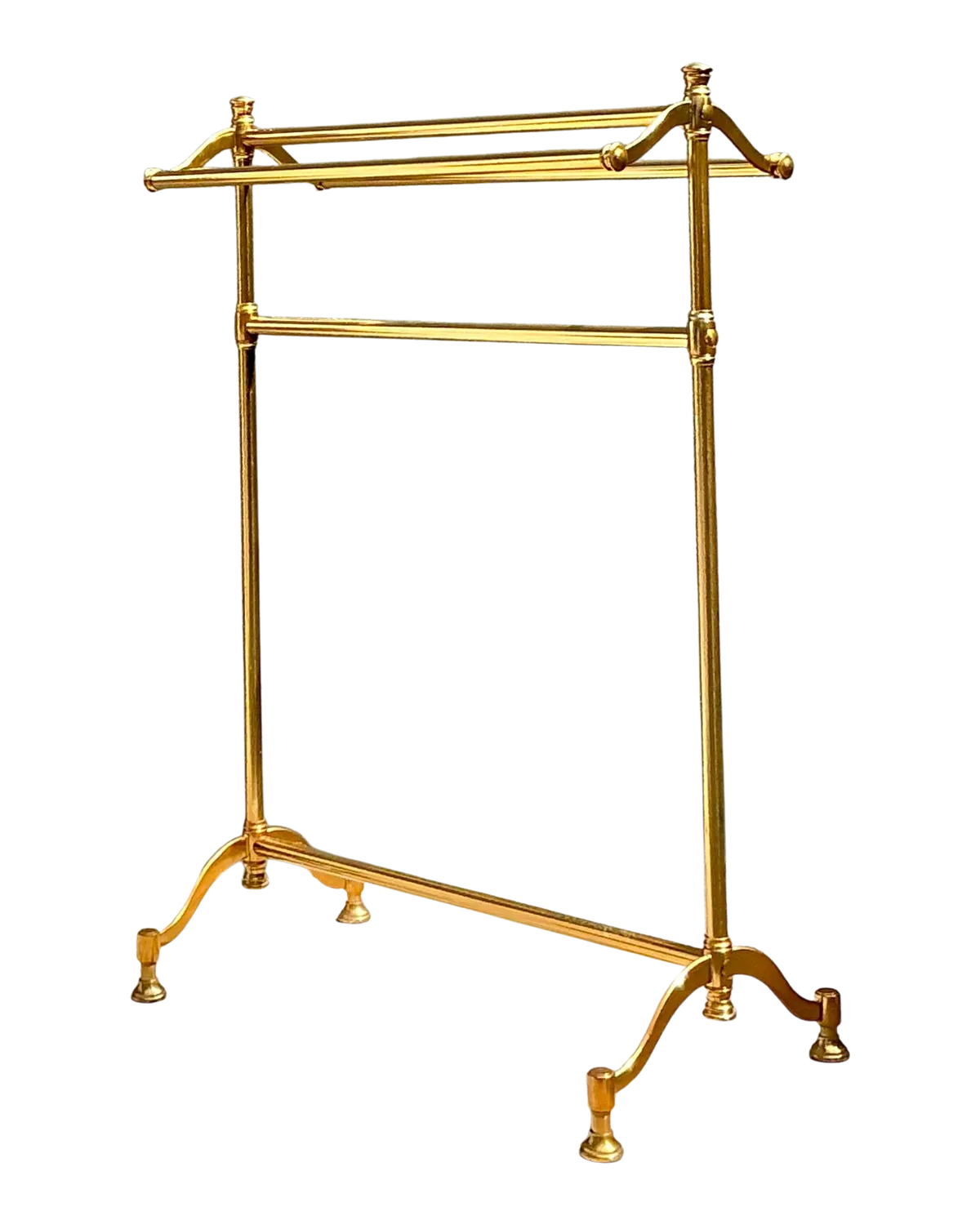 Vintage Polished Brass Blanket Rail