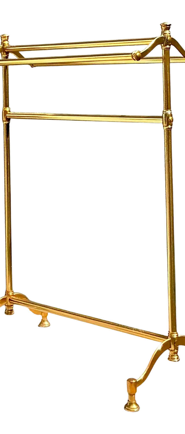Vintage Polished Brass Blanket Rail