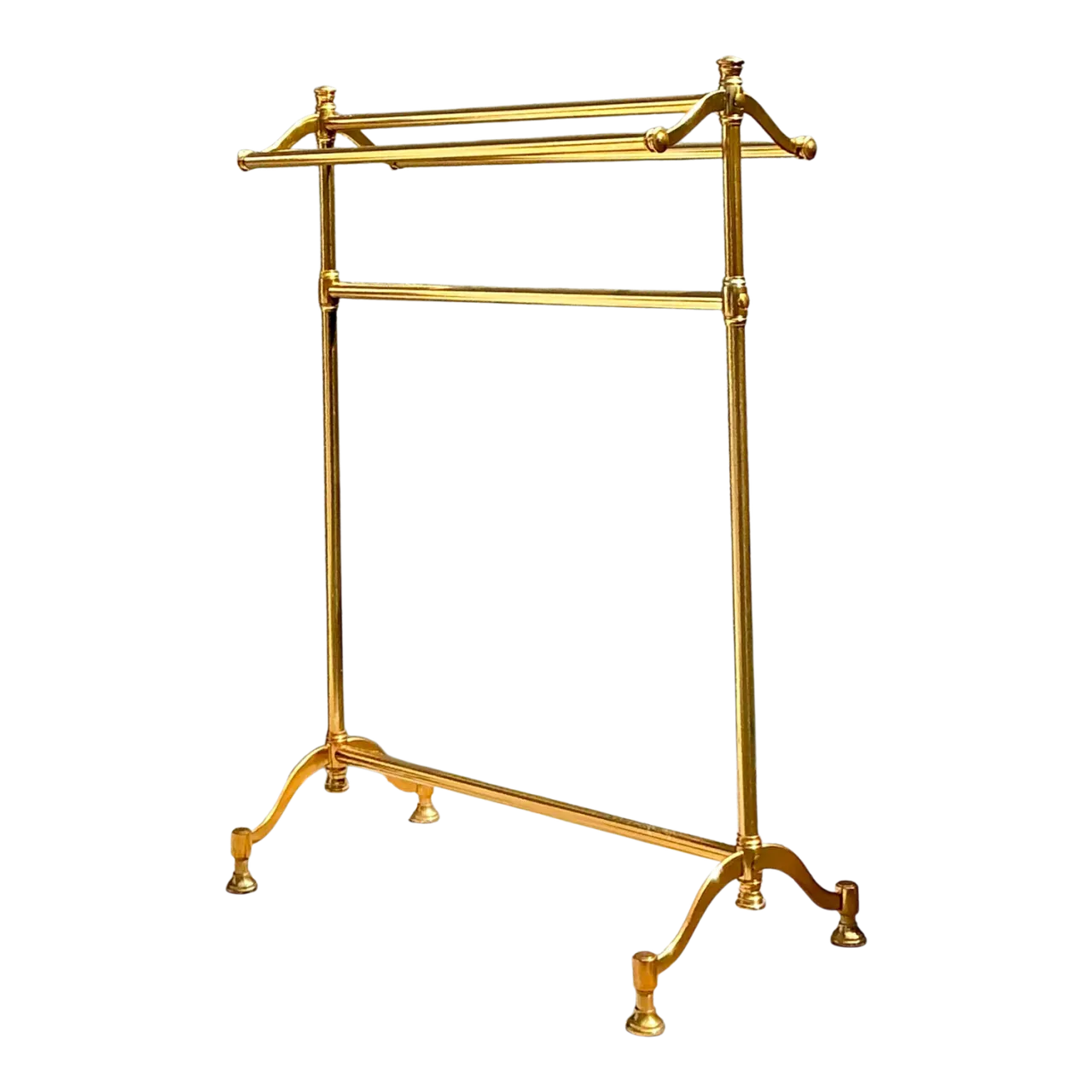 Vintage Polished Brass Blanket Rail