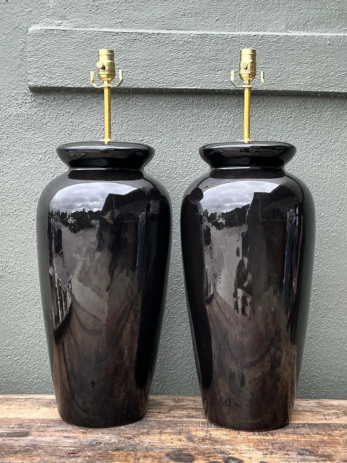 Vintage Postmodern Ceramic Lamps - A Pair — additional photo 4