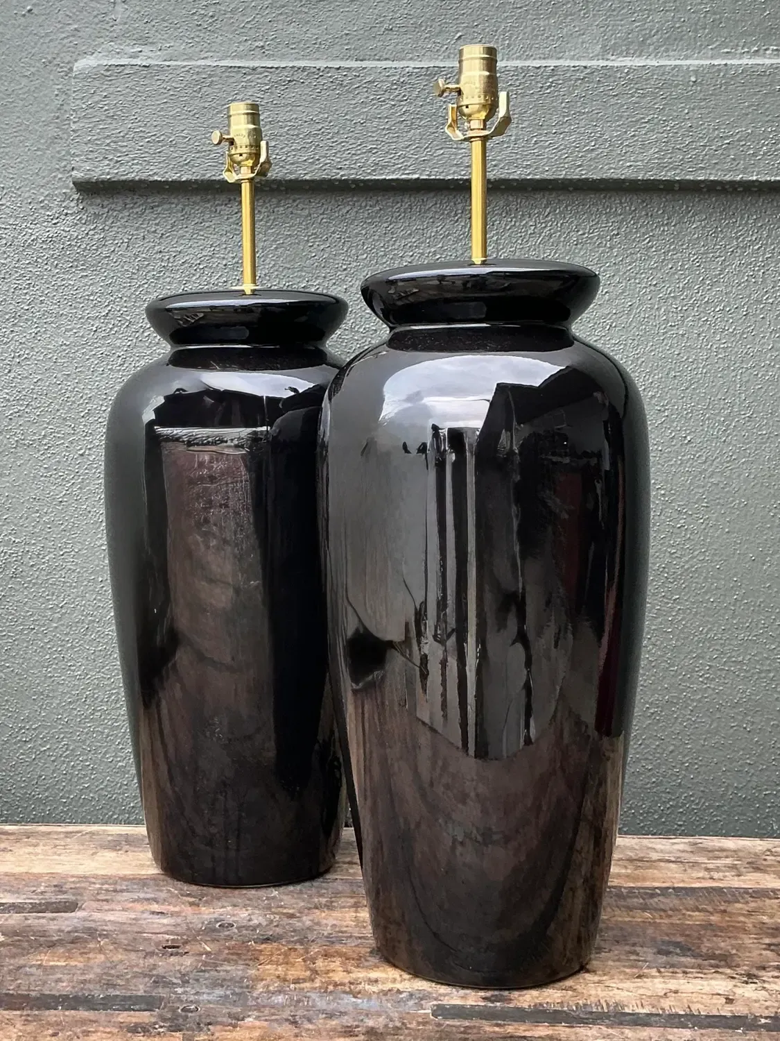 Vintage Postmodern Ceramic Lamps - A Pair — additional photo 6