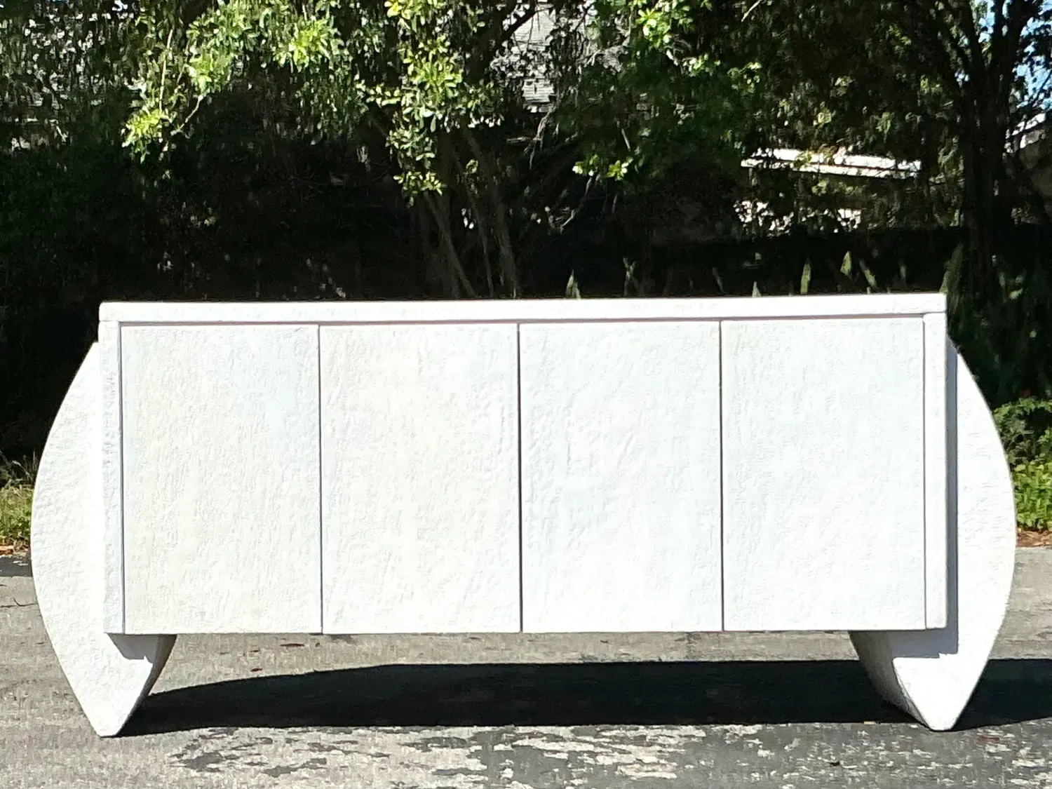 Vintage Postmodern Plaster Credenza — additional photo 2