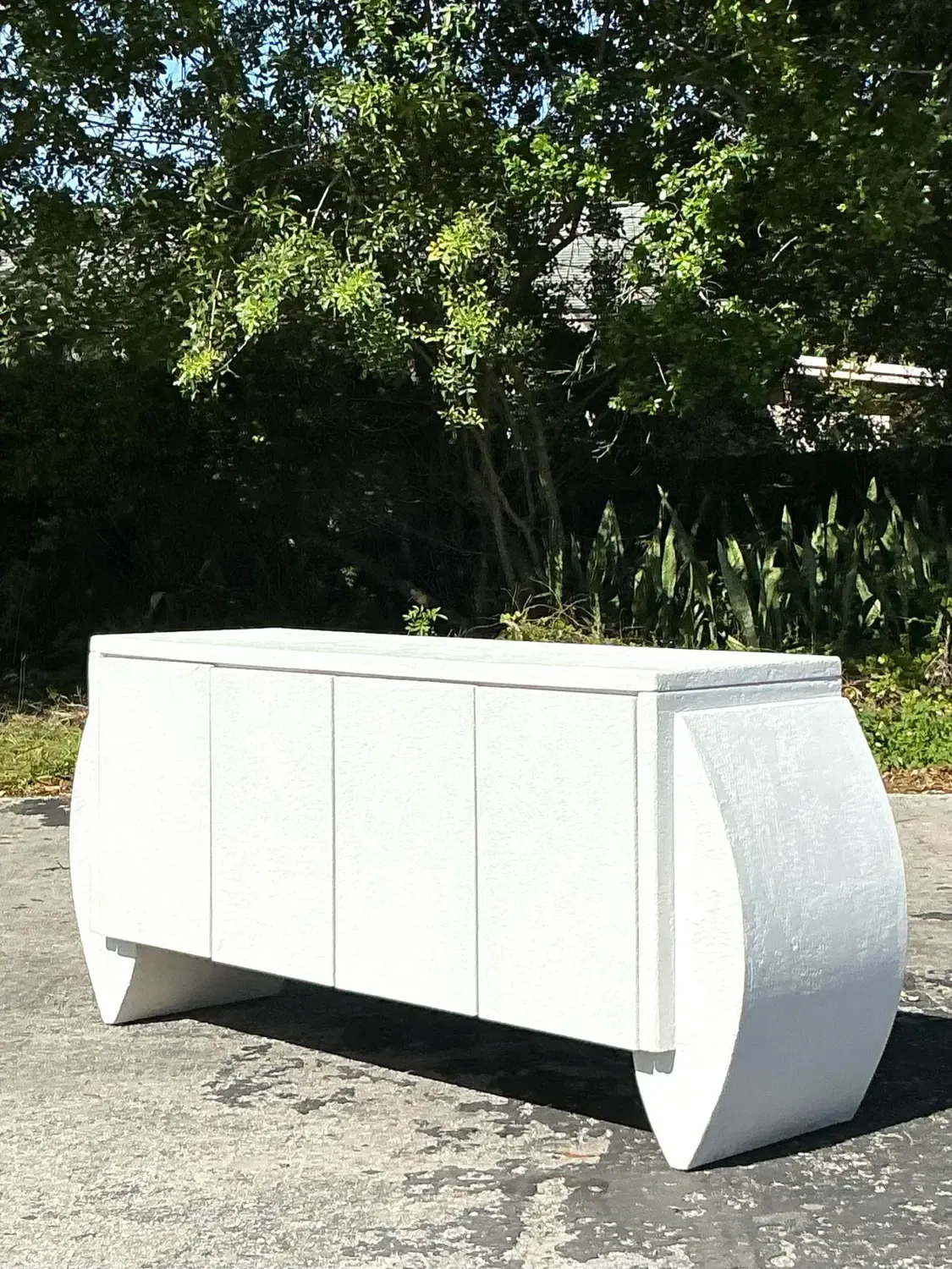 Vintage Postmodern Plaster Credenza — additional photo 5