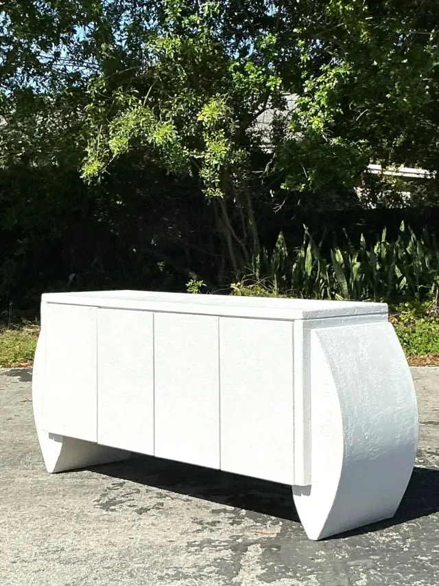 Vintage Postmodern Plaster Credenza — additional photo 5