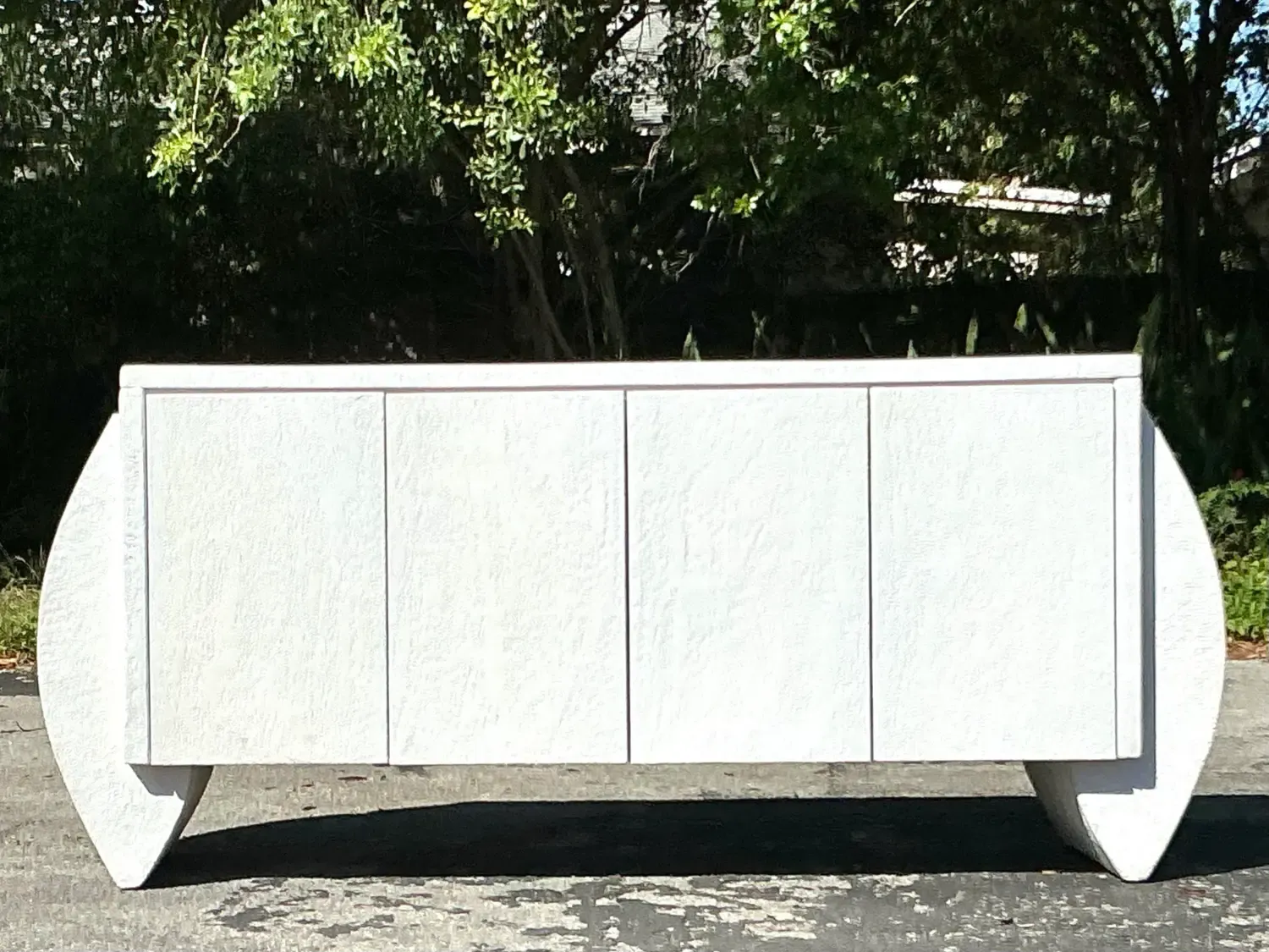 Vintage Postmodern Plaster Credenza — additional photo 7