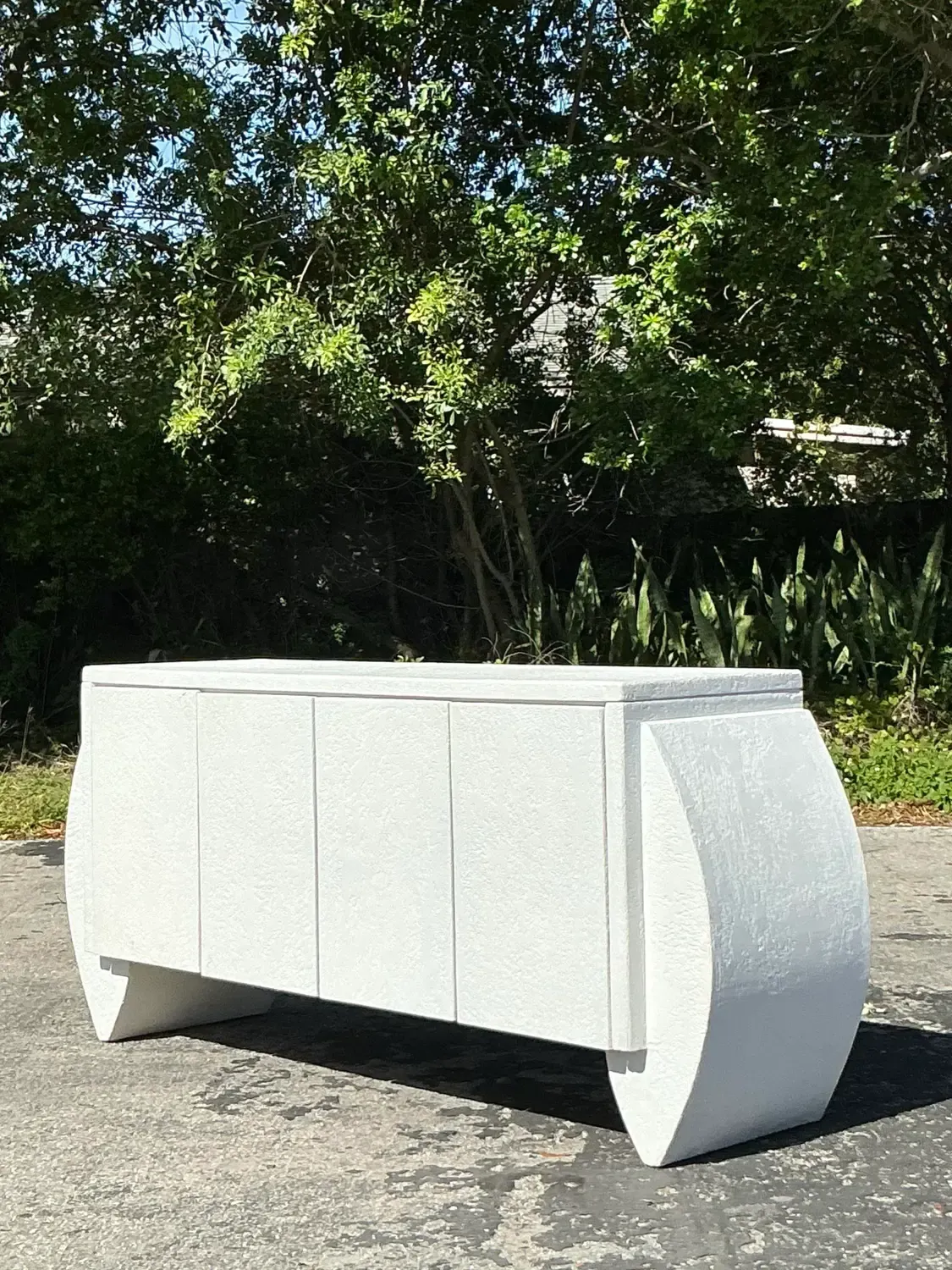 Vintage Postmodern Plaster Credenza — additional photo 8