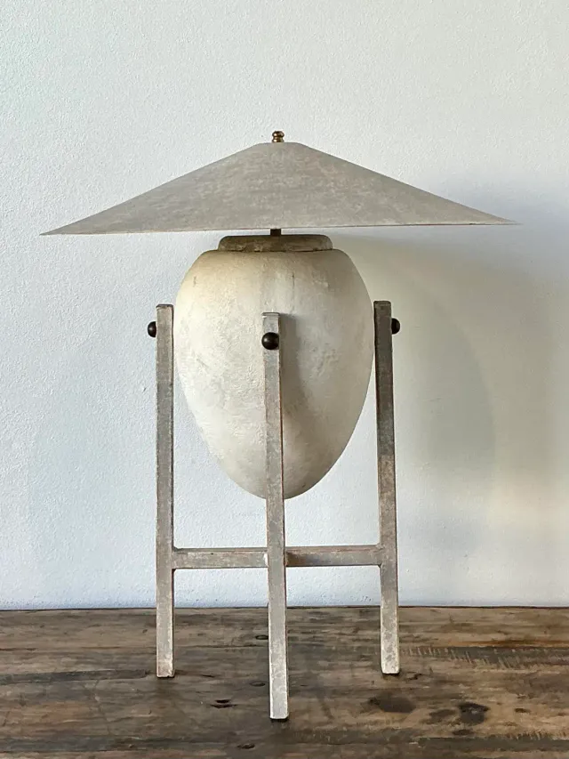 Vintage Postmodern Table Lamp After Max Blumberg — additional photo 1