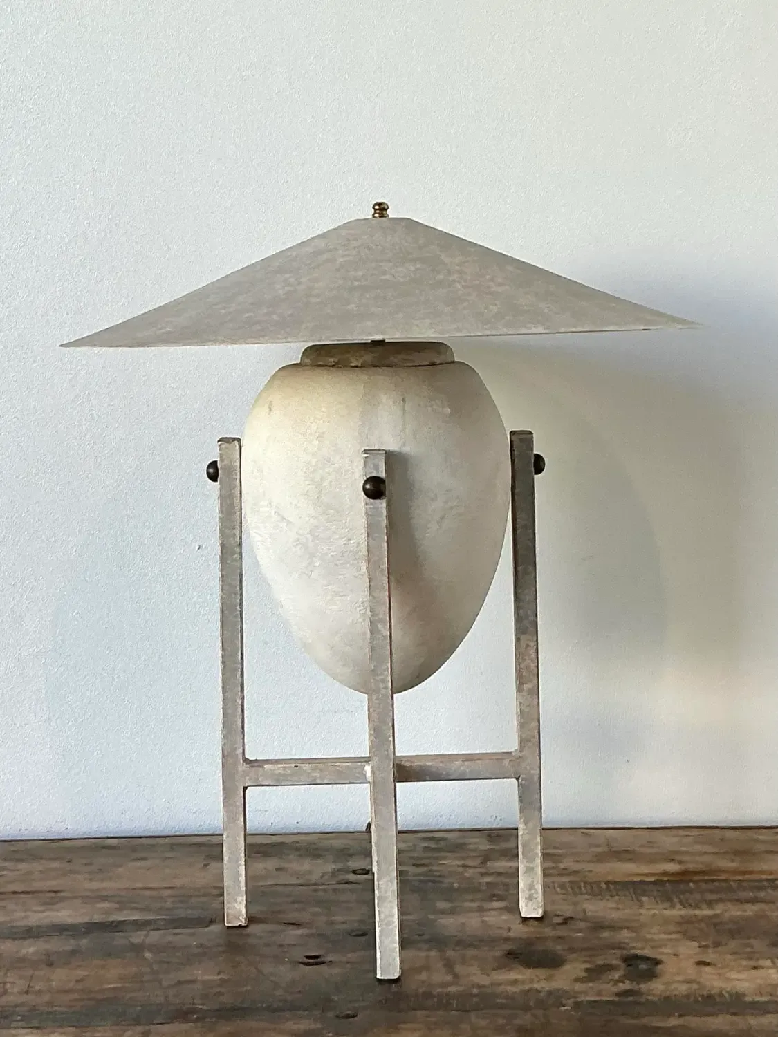 Vintage Postmodern Table Lamp After Max Blumberg — additional photo 2