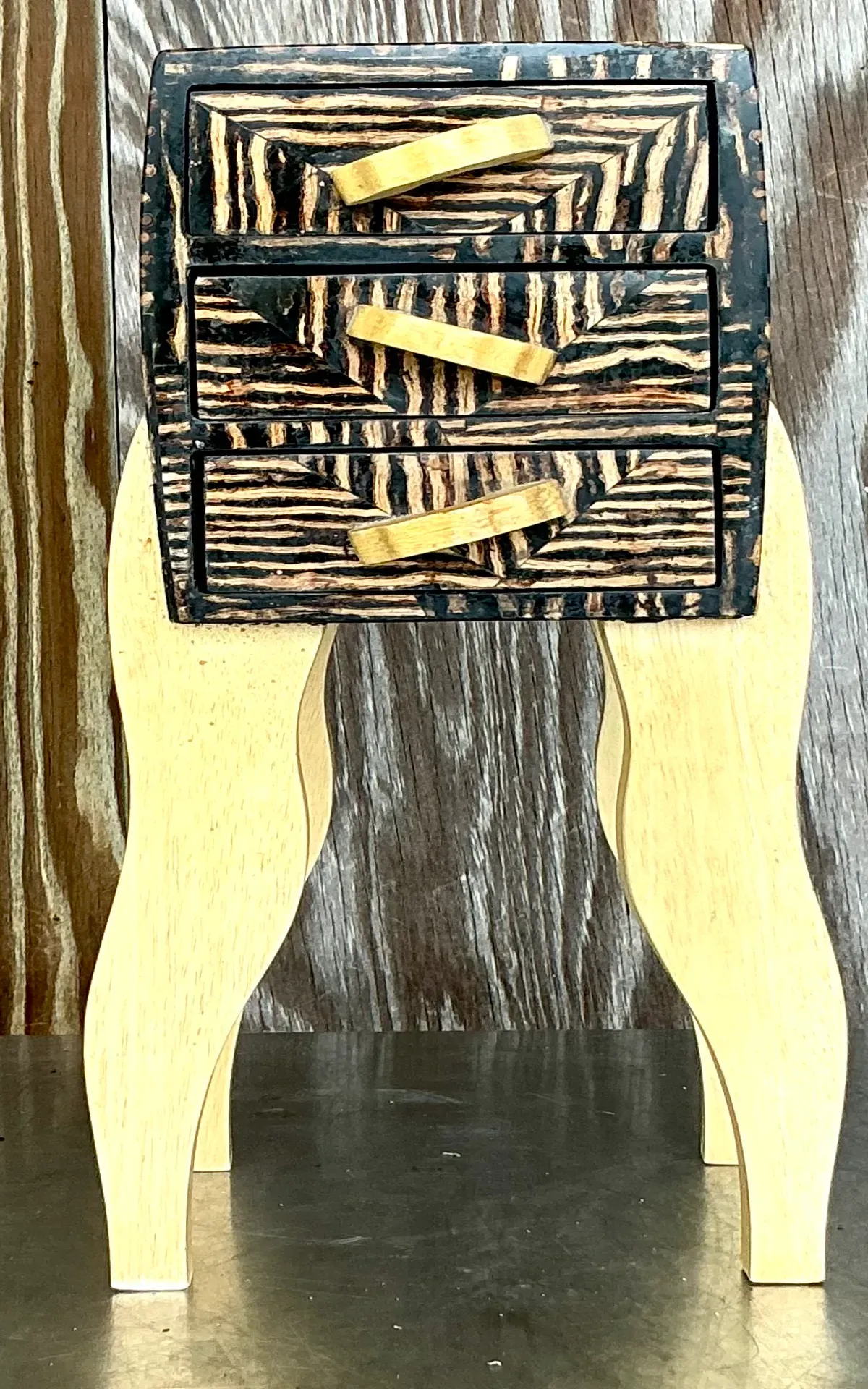 Vintage Postmodern Tabletop Set of Drawers — additional photo 1