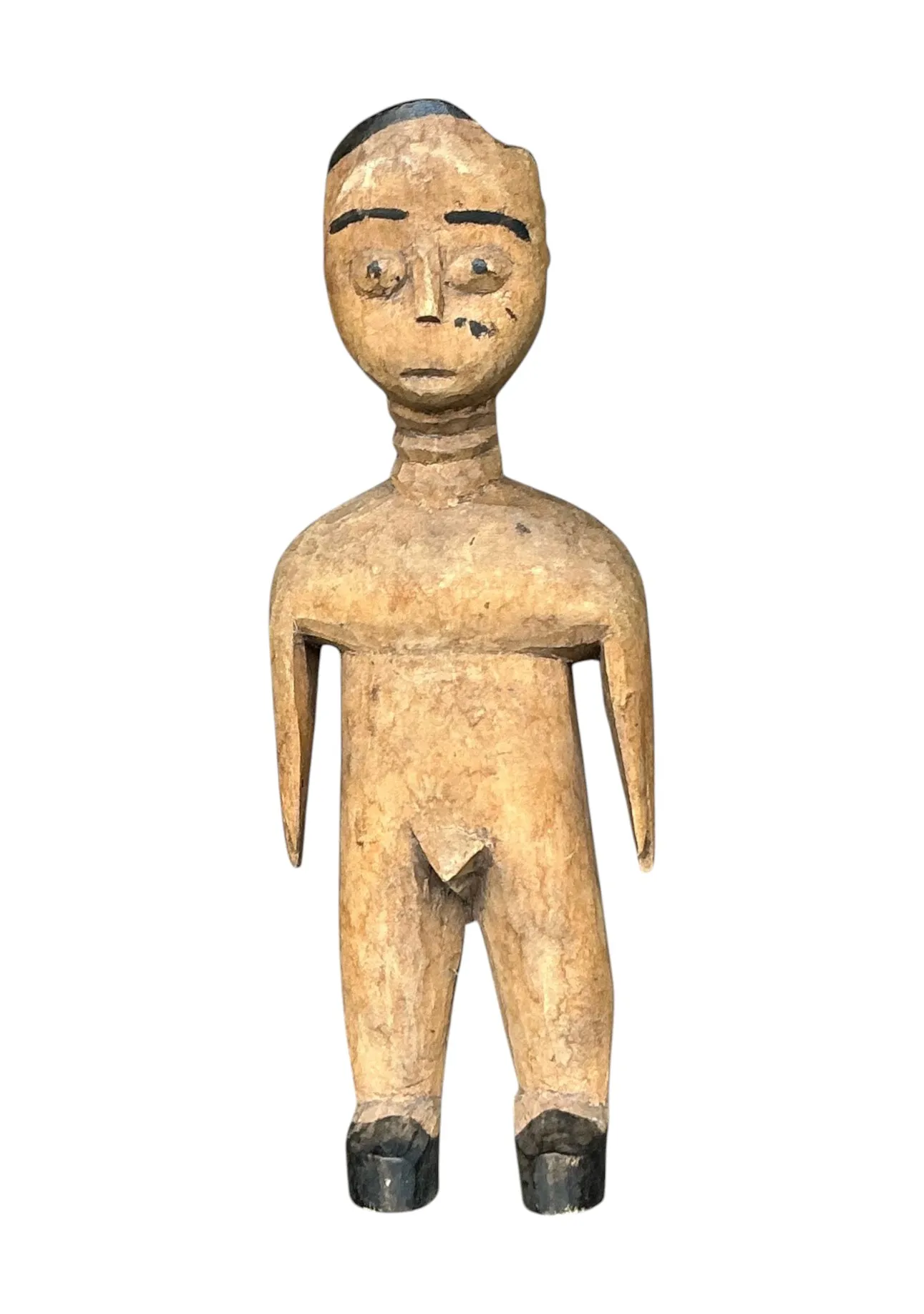 Vintage Primitive Carved Wooden Figure — additional photo 5