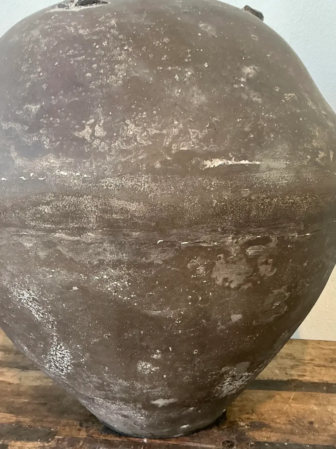 Vintage Primitive Matte Ceramic Lamp — additional photo 6