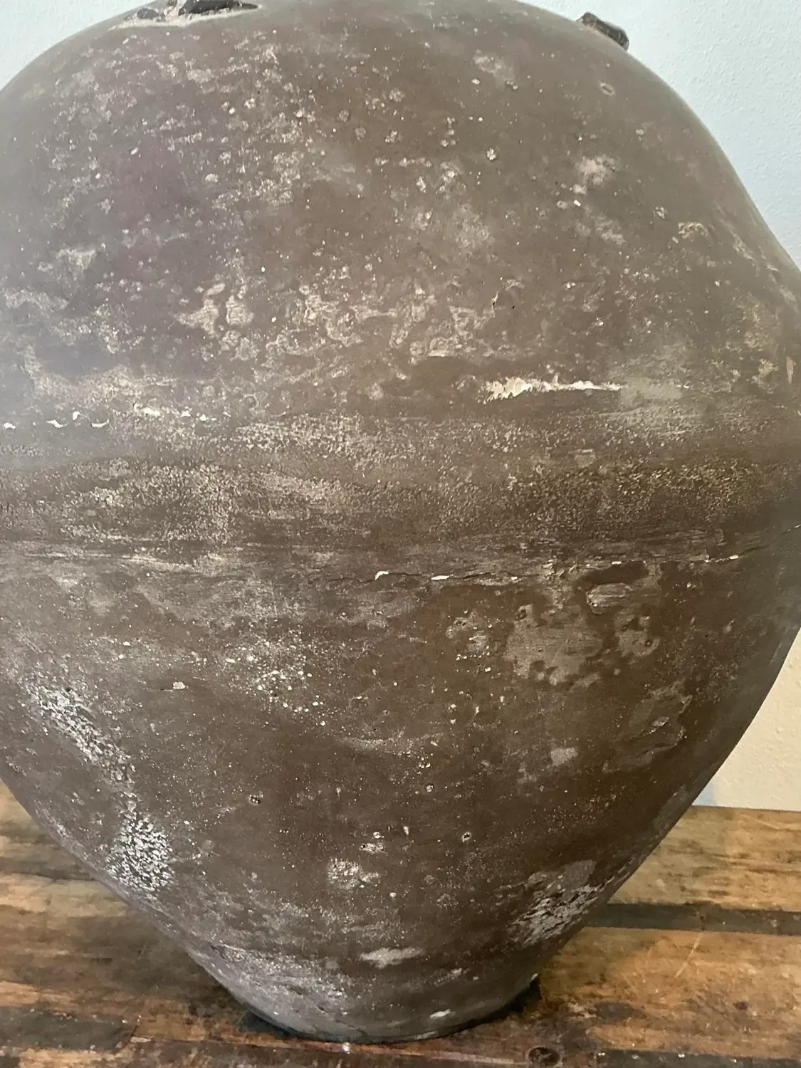Vintage Primitive Matte Ceramic Lamp — additional photo 8