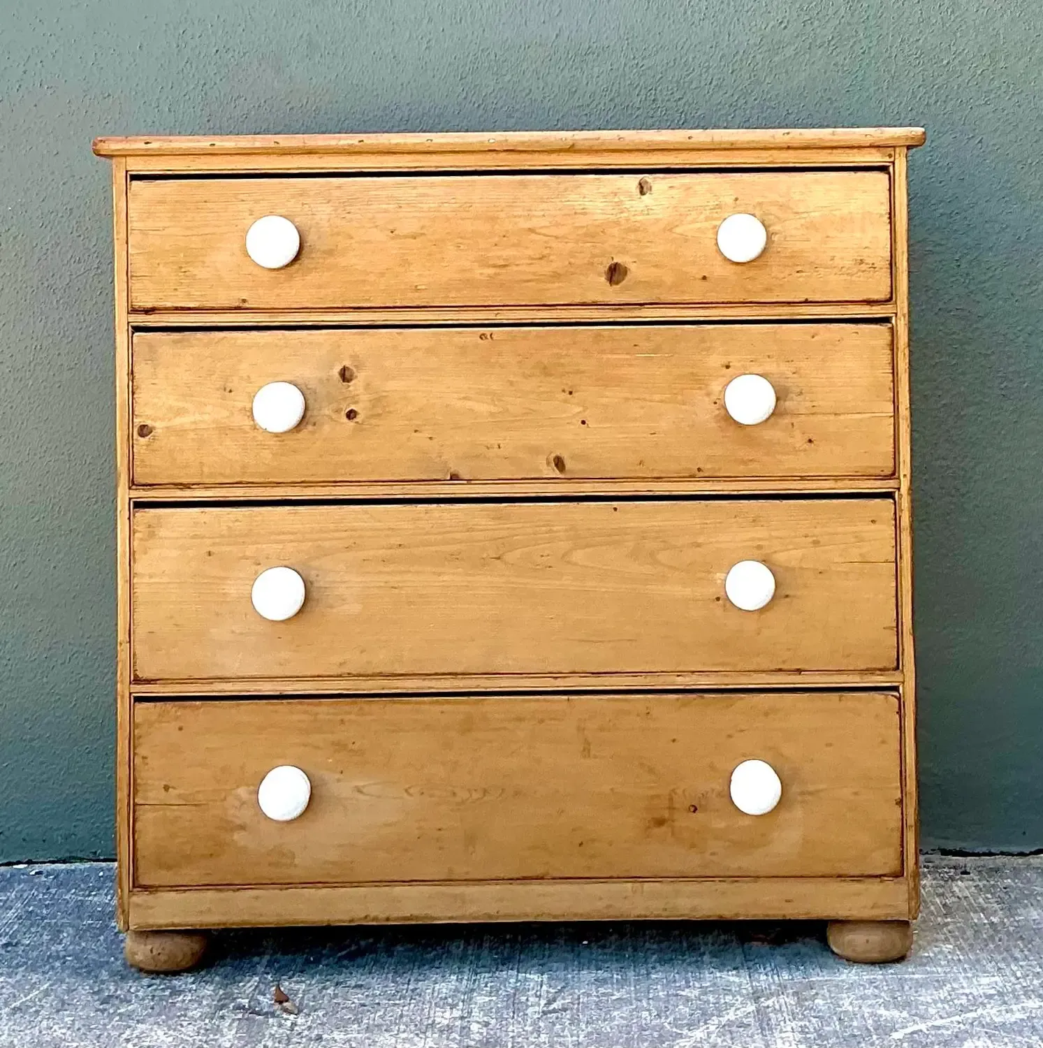 Vintage Primitive Pine Chest of Drawers — additional photo 2