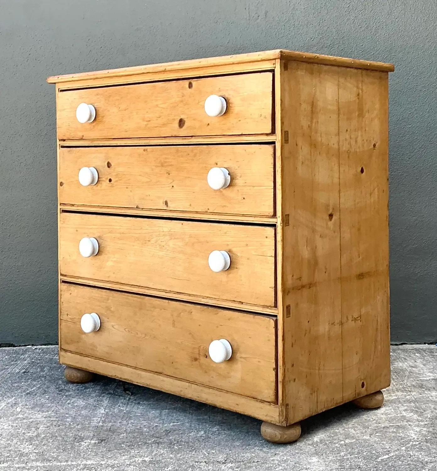 Vintage Primitive Pine Chest of Drawers — additional photo 5