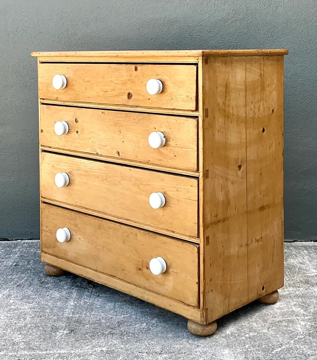 Vintage Primitive Pine Chest of Drawers — additional photo 6