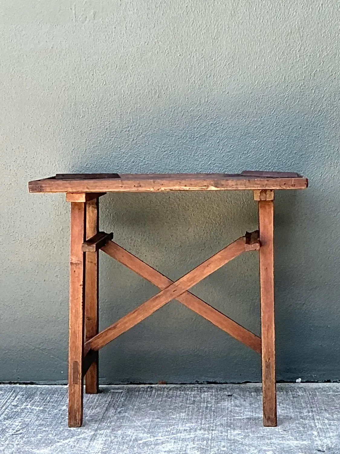 Vintage Primitive Side Table — additional photo 2