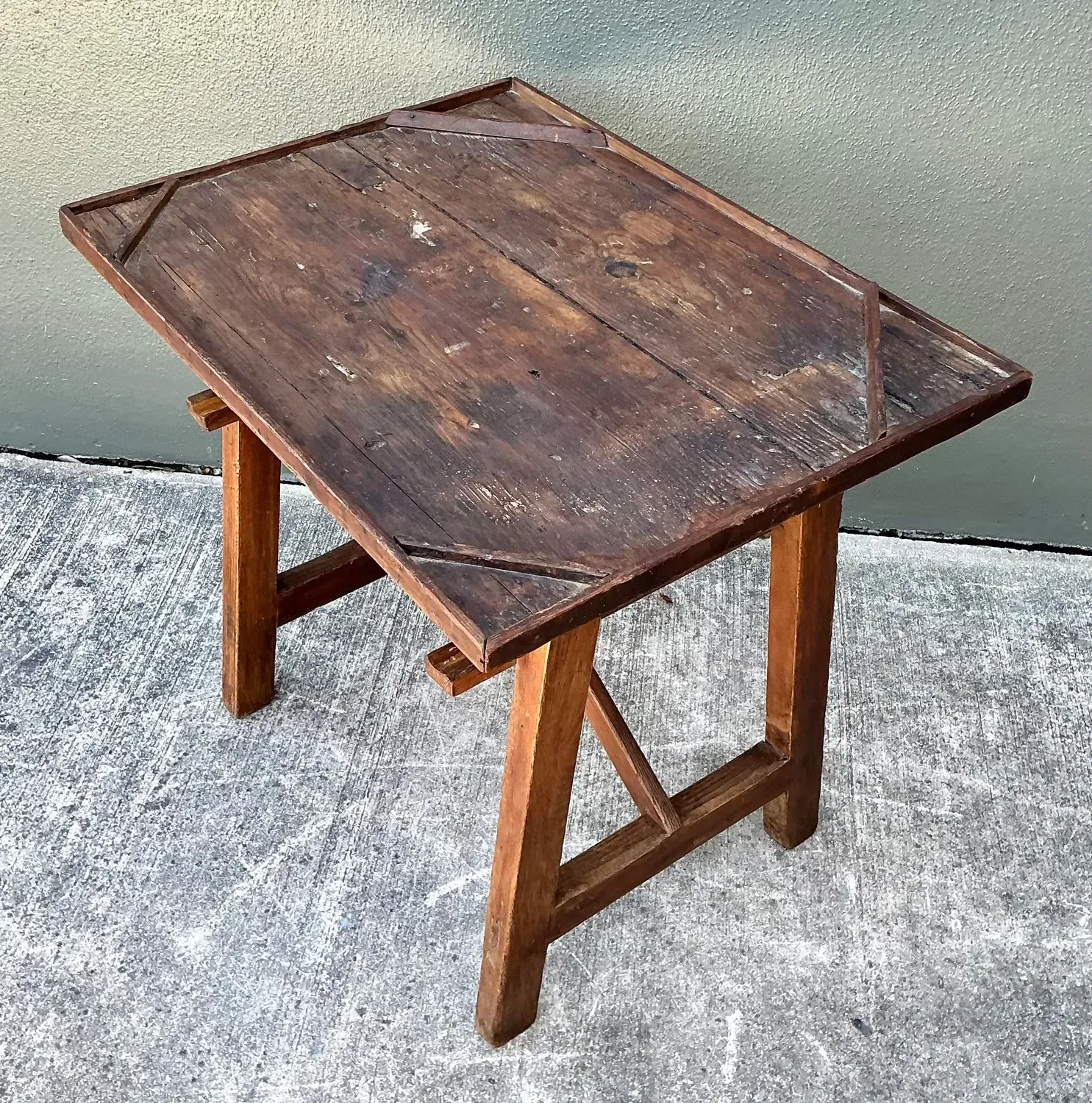 Vintage Primitive Side Table — additional photo 7