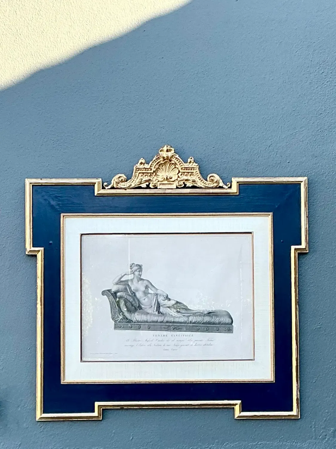 Vintage Print of Pauline Borghese Bonaparte as Venus Victrix