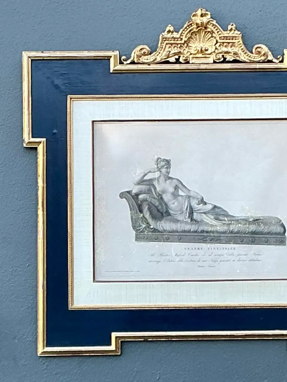 Vintage Print of Pauline Borghese Bonaparte as Venus Victrix — additional photo 1