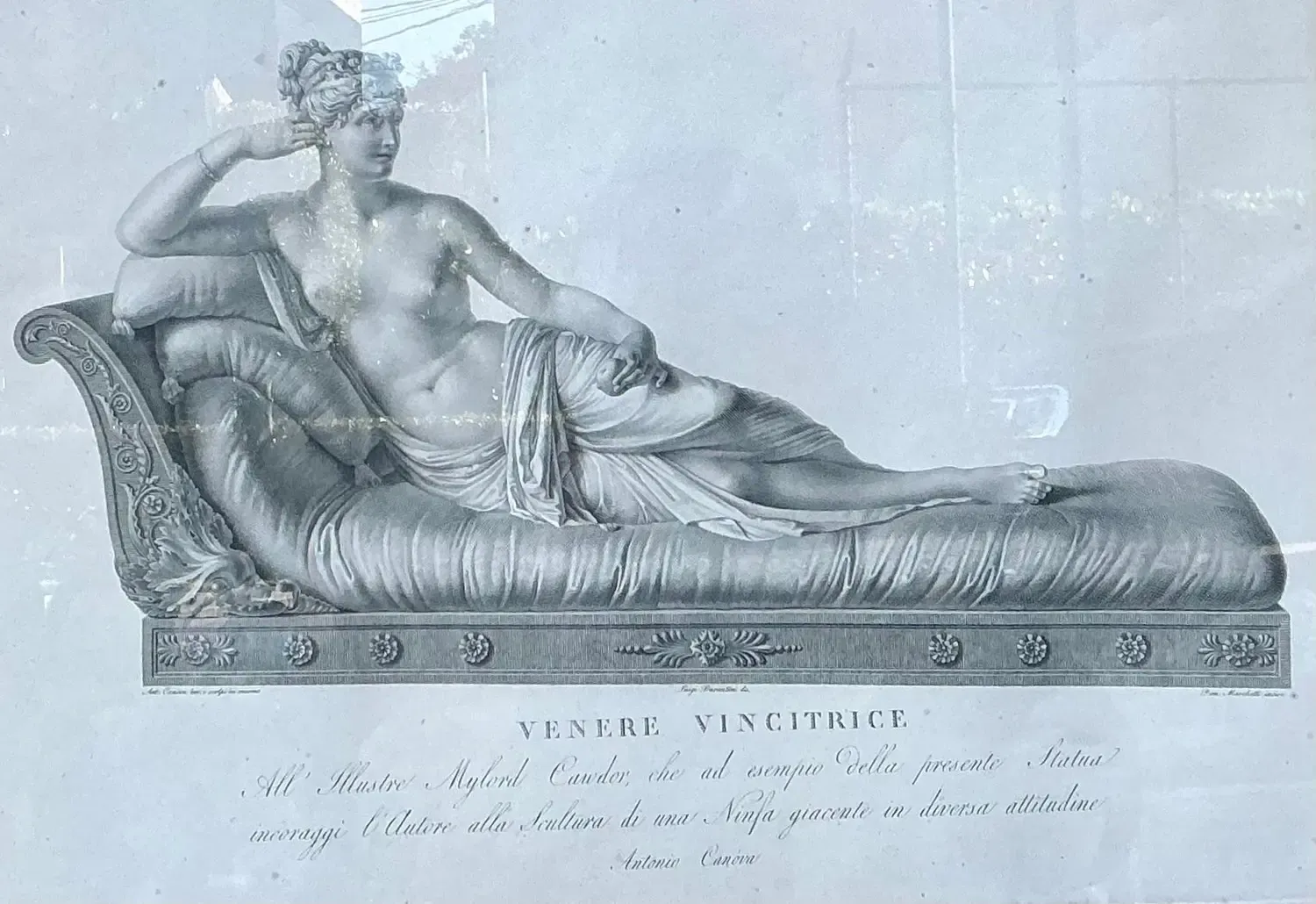 Vintage Print of Pauline Borghese Bonaparte as Venus Victrix — additional photo 8