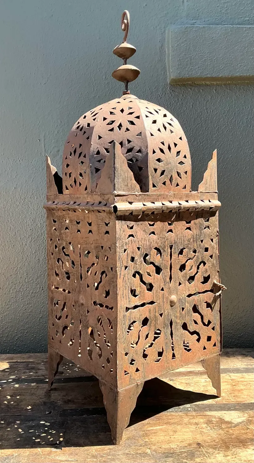 Vintage Punch Cut Lantern — additional photo 2