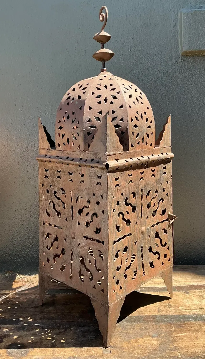 Vintage Punch Cut Lantern — additional photo 3