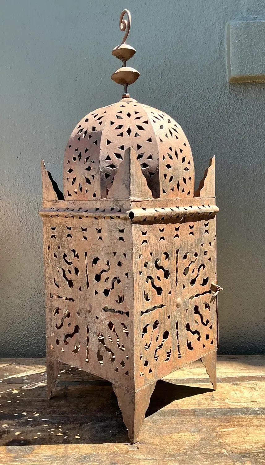 Vintage Punch Cut Lantern — additional photo 4