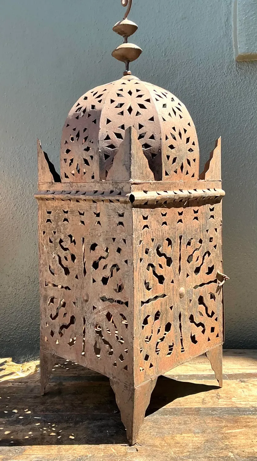 Vintage Punch Cut Lantern — additional photo 5