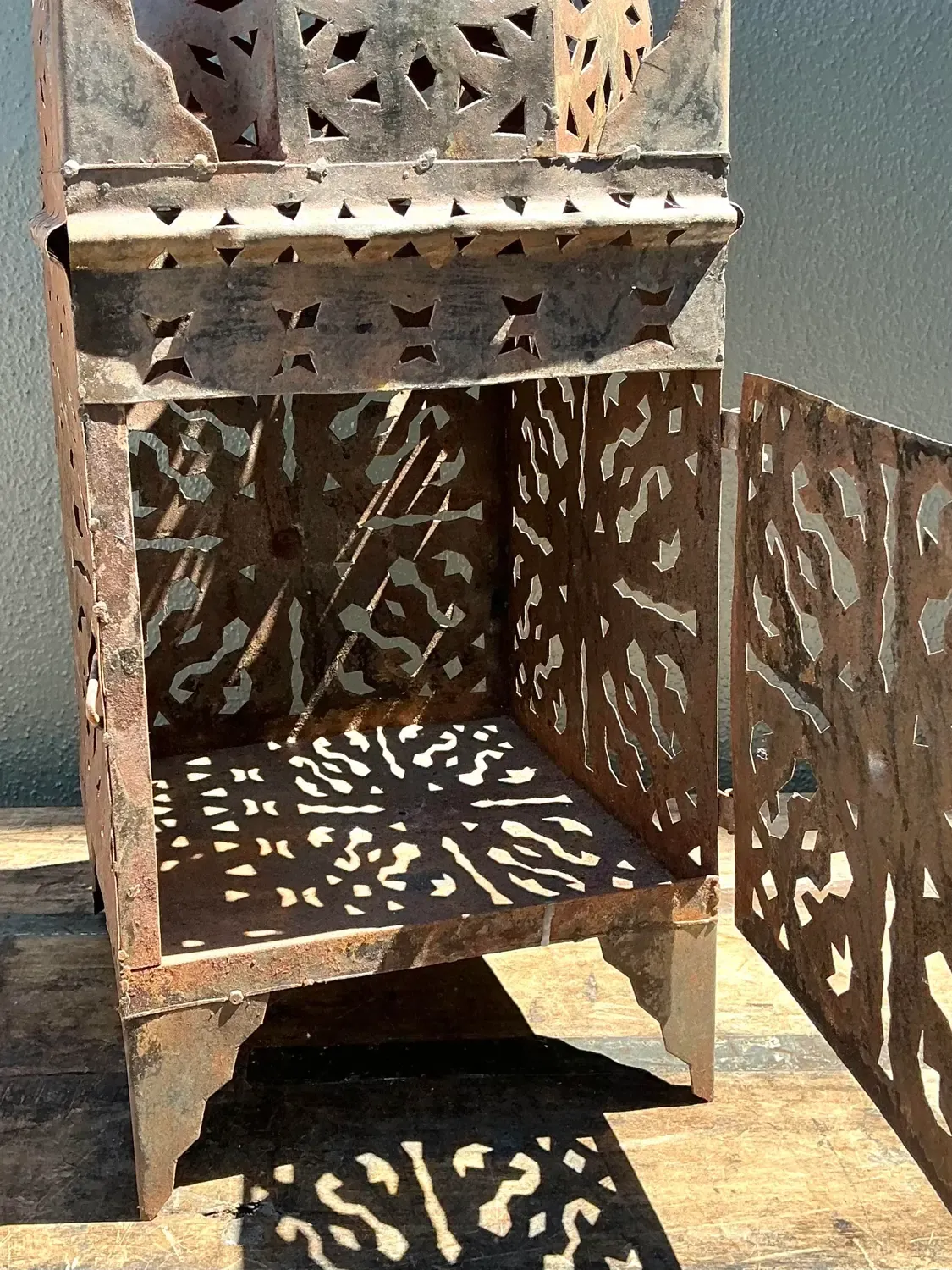 Vintage Punch Cut Lantern — additional photo 6