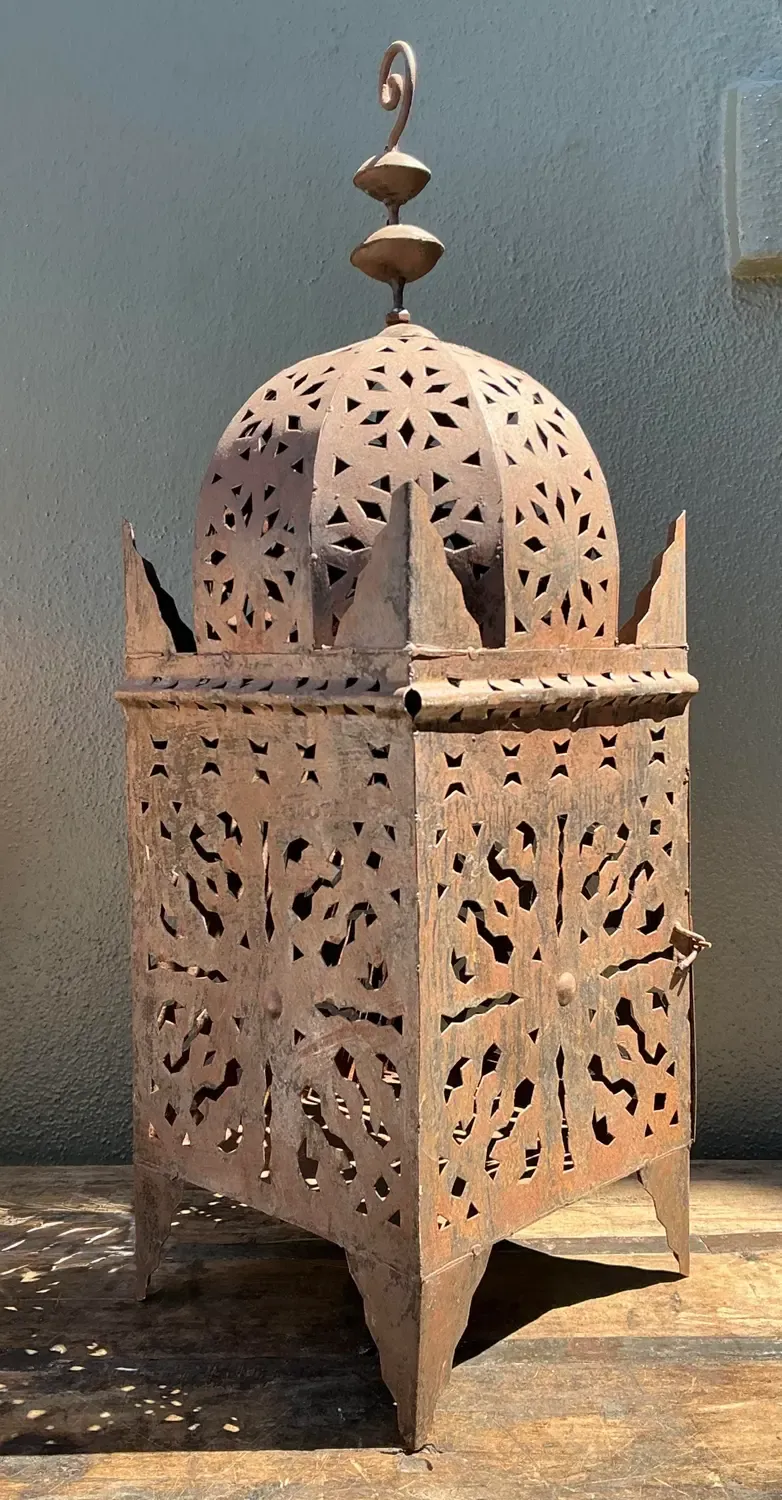 Vintage Punch Cut Lantern — additional photo 7