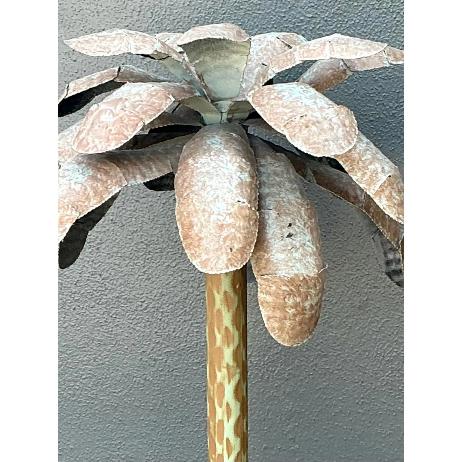 Vintage Punch Cut Tole Palm Trees - A Pair — additional photo 8