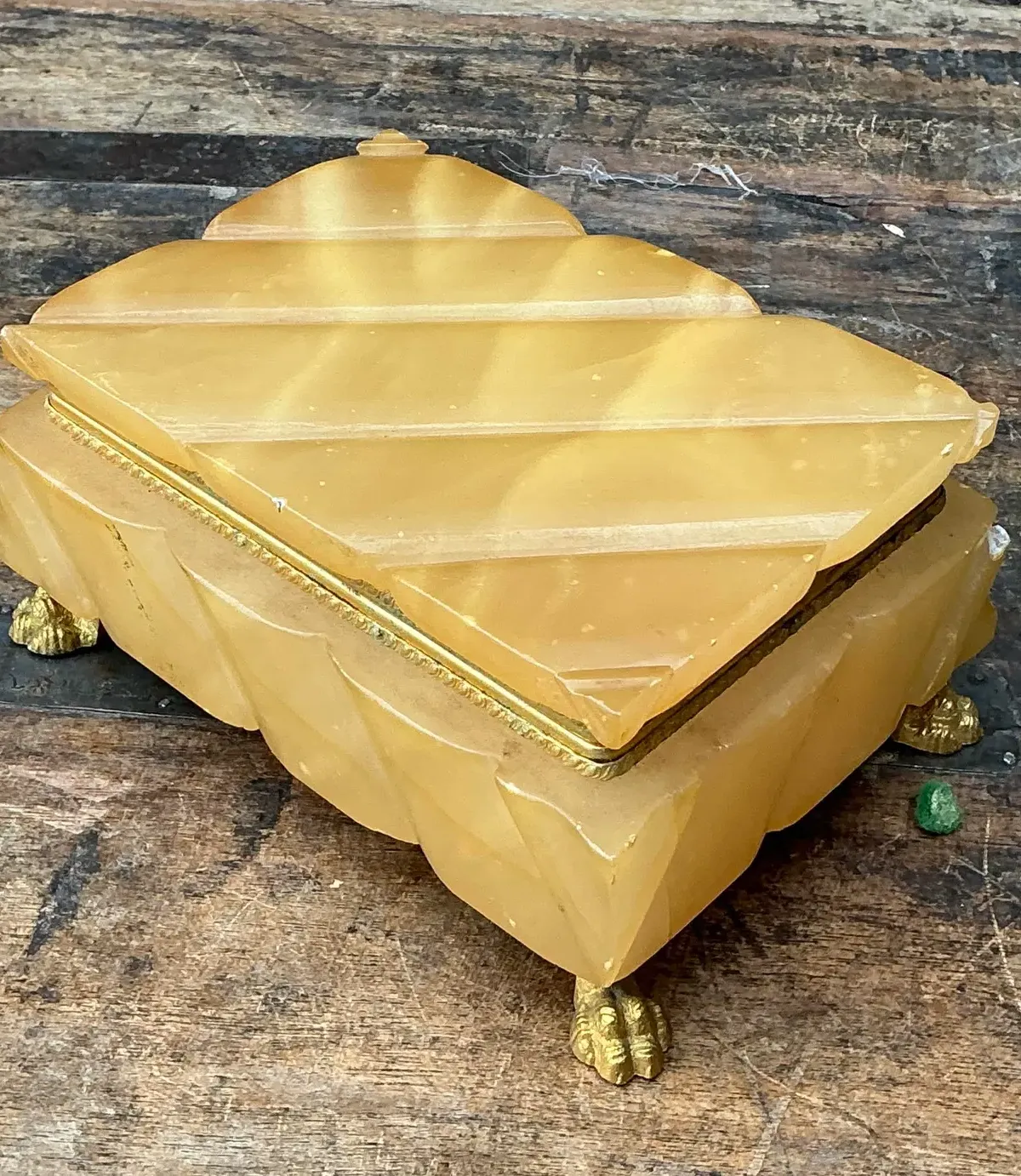 Vintage Quilted Onyx Box — additional photo 3
