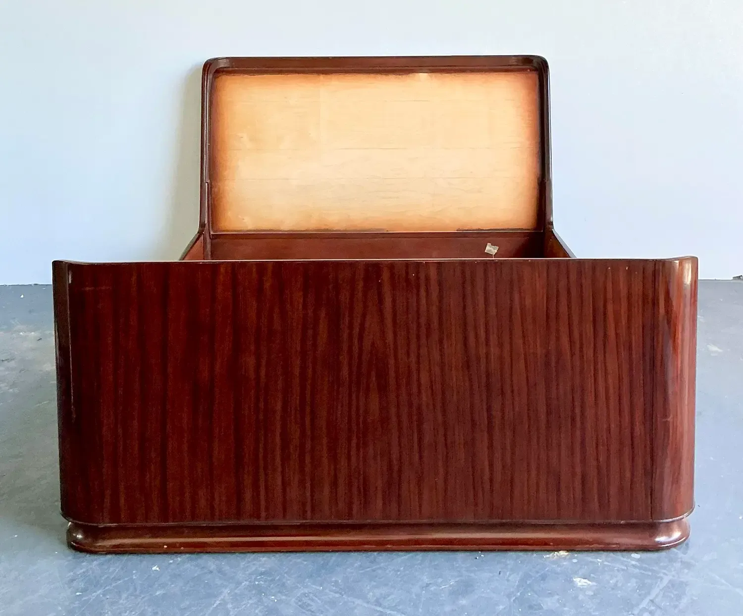 Vintage Ralph Lauren “Metropolis” Queen Sleigh Unfinished Bed
