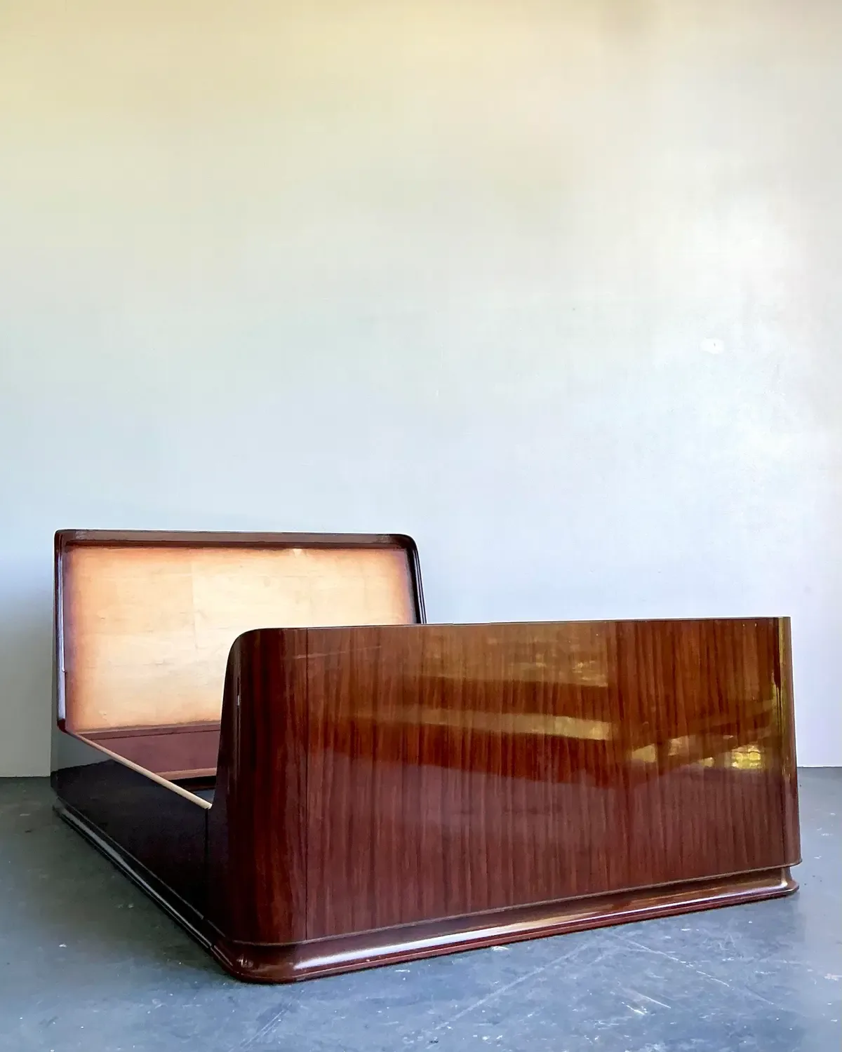 Vintage Ralph Lauren “Metropolis” Queen Sleigh Unfinished Bed — additional photo 7