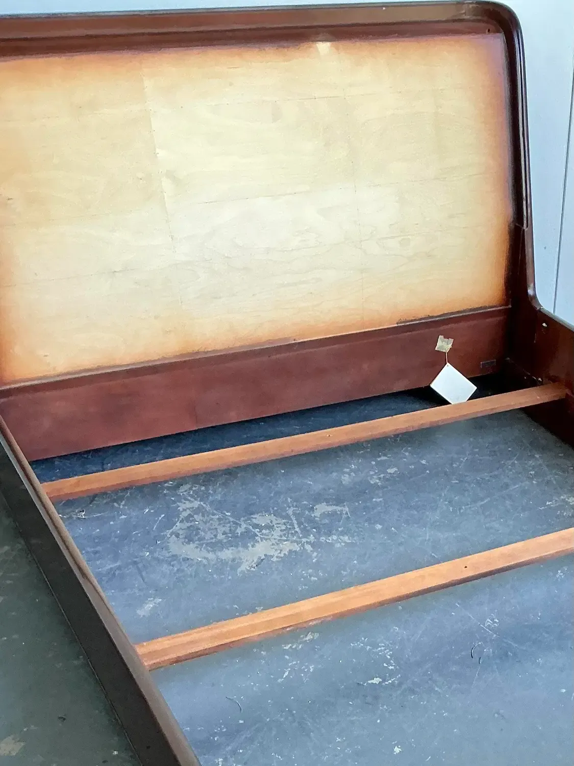 Vintage Ralph Lauren “Metropolis” Queen Sleigh Unfinished Bed — additional photo 8