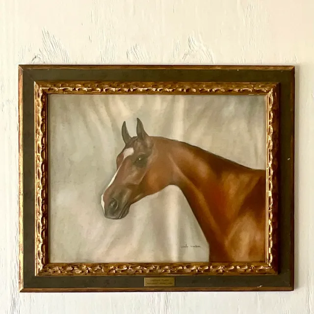 Vintage Realist Original Oil on Paper Painting “Captain Flash” Signed — additional photo 2