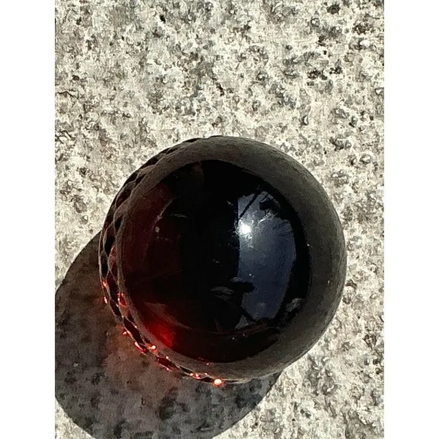 Vintage Regency Band Solid Glass Sphere — additional photo 2