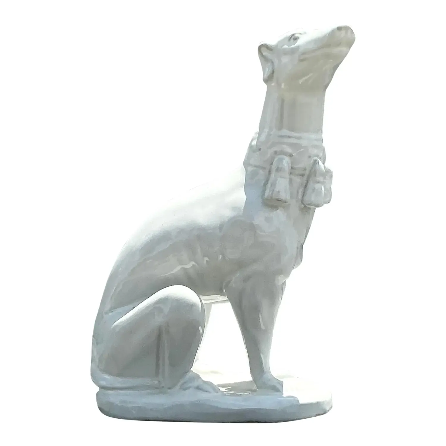 Vintage Regency Blanc De Chine Greyhound